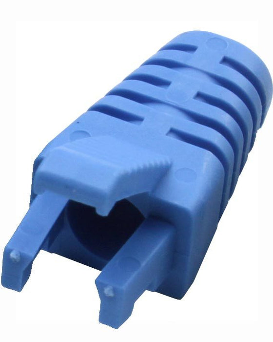 Strain Relief Boot RJ45 Blue (Each)