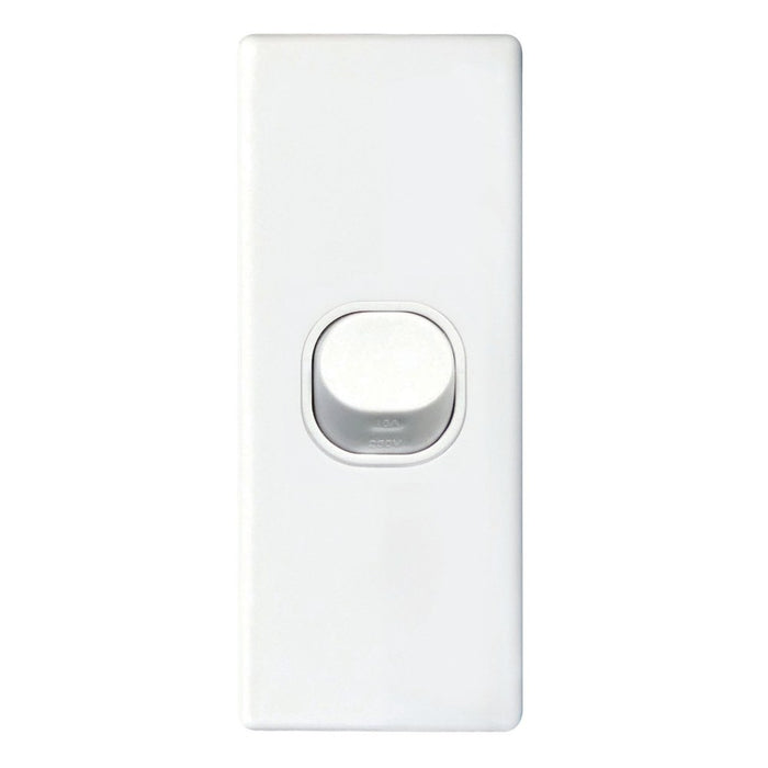 Switch Single Architrave 16A Bright White