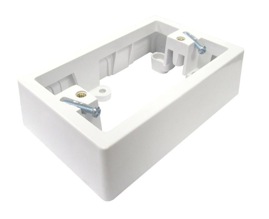 Mounting Block Deep 34mm Bright White
