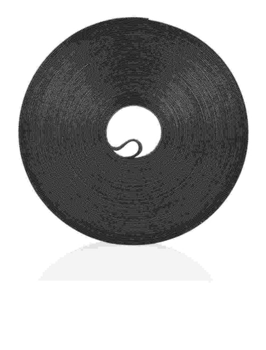Velcro Qwik Wrap Self Engaging 25mm x 22.8m Roll Black