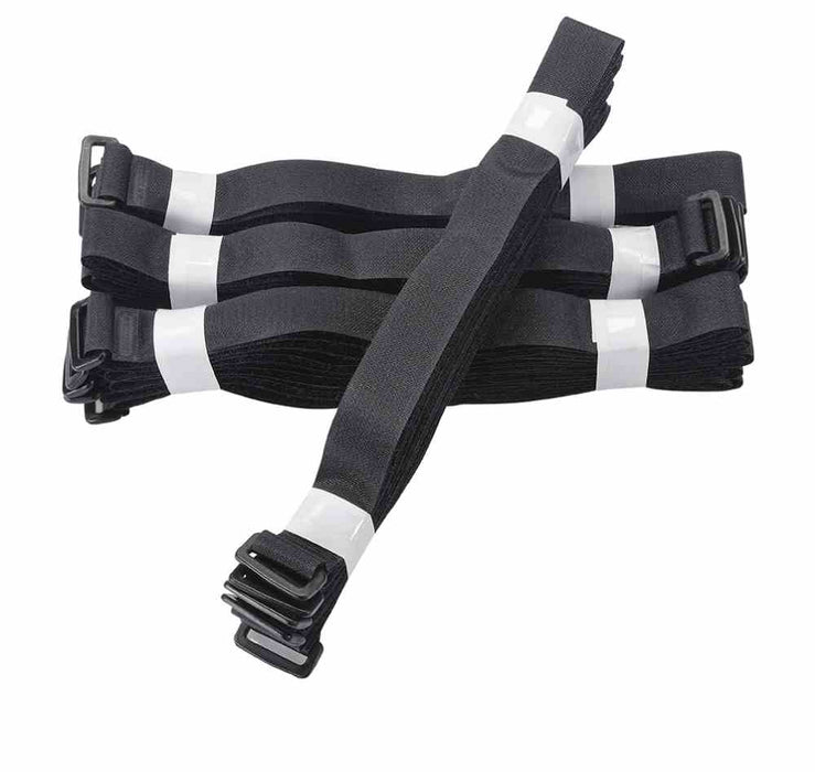 Velcro Velstrap 900mm x 25mm Self Engaging with Buckle Black