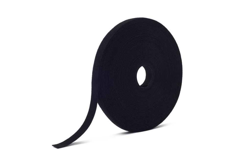 Velcro One-Wrap Fire Retardant 19mm x 22.8m Roll Black
