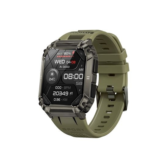 Promate Smart Watch Shock-Resist IP67 Green