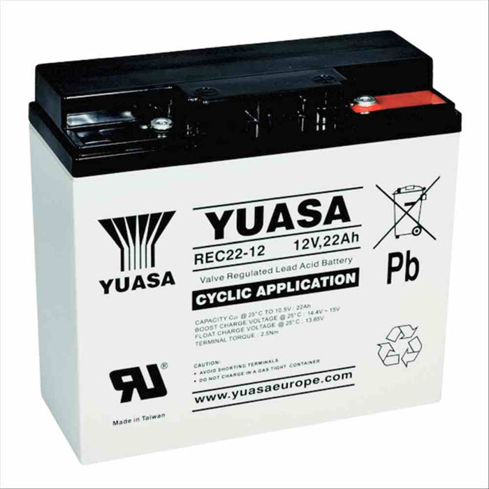 Battery 12V 22Ah Deep Cycle AGM VRLA Sealed Lead Acid