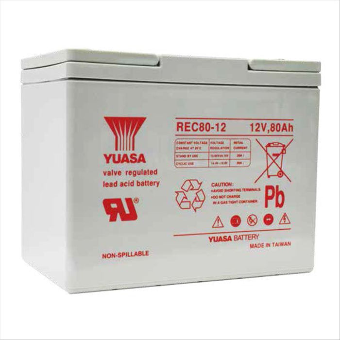 Battery 12V 80Ah Deep Cycle AGM VRLA Sealed Lead Acid