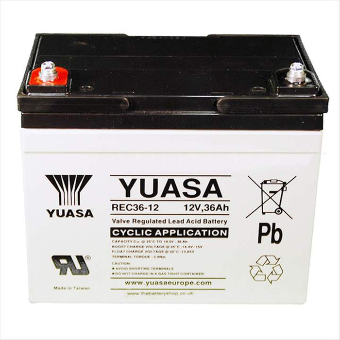 Battery 12V 36Ah Deep Cycle AGM VRLA Sealed Lead Acid