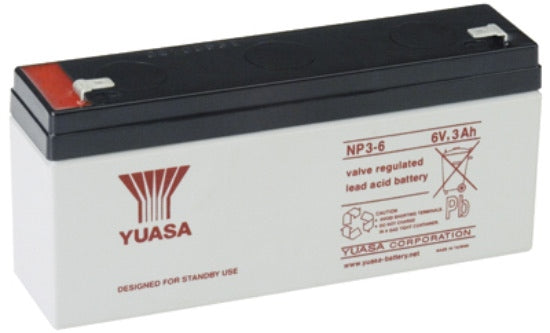 Battery 6V 3.0Ah Sealed Lead Acid