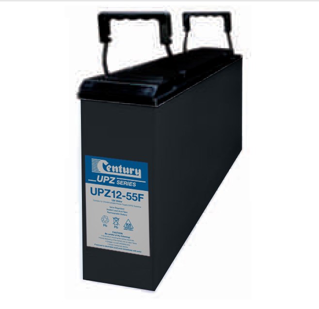 Battery 12V 55Ah Agm Vrla Front