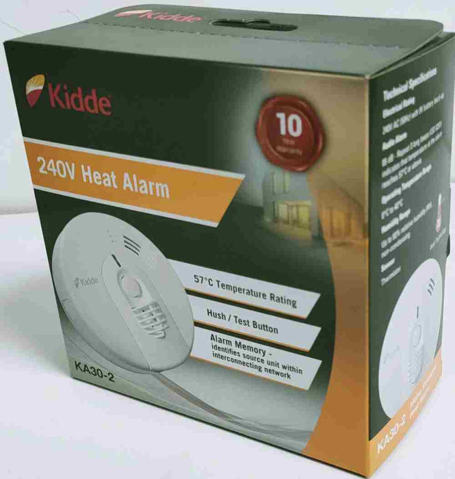 Kidde Heat Alarm 240V Interconnect