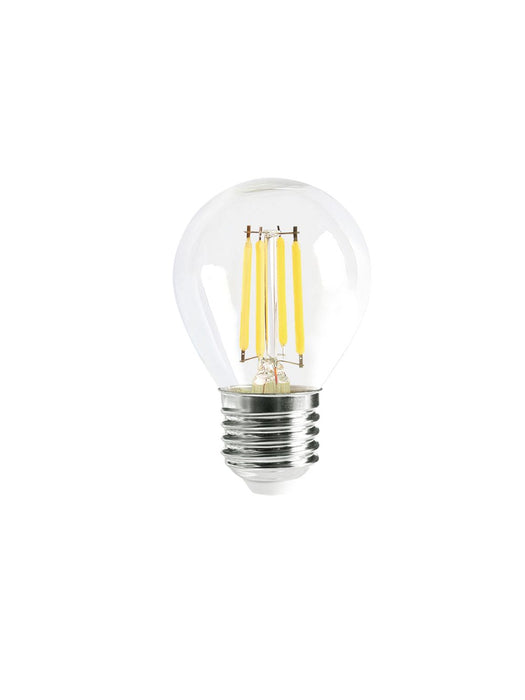 Lamp LED Filament Fancy Round 4w 2700k ES E27 Clear Dimmable