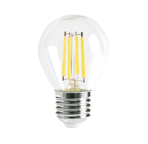 Lamp LED Filament Fancy Round 4w 6000k ES E27 CL Dimmable