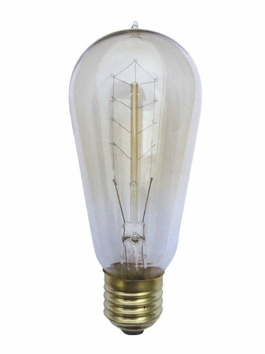 Lamp 25W ST57 Carbon Filament Pear ES E27