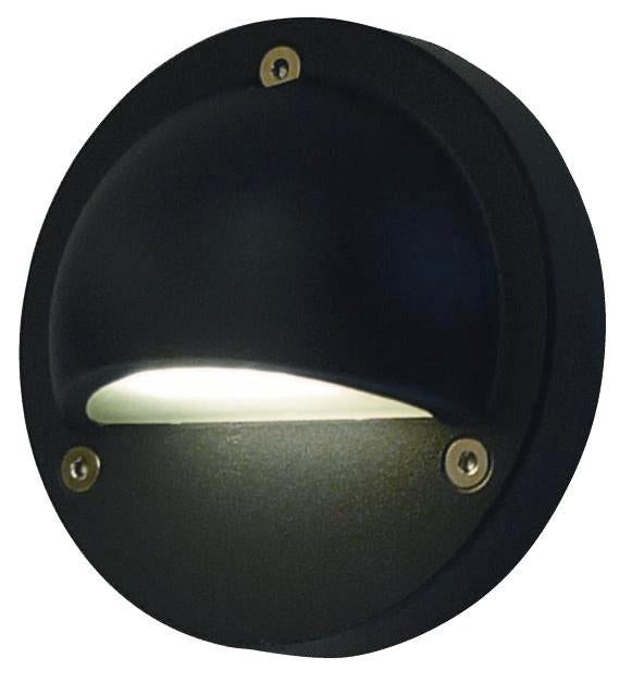 Step Light Eyelid LED 1W 230V Black