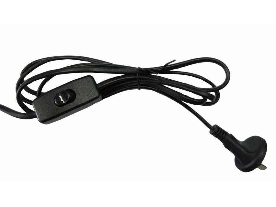 Flex and Plug with In-Line Switch 1.8m Black