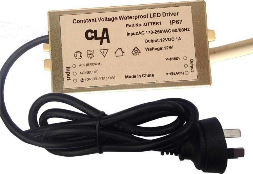 Transformer 1-12W 12VDC LED Driver CV IP67