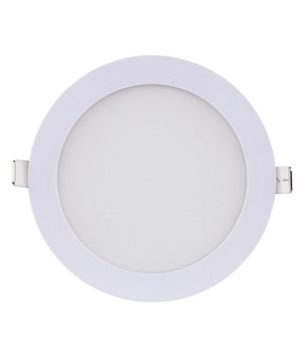 Slick Downlight LED Rnd 9W Tri 3/4/5k Dim 135mm IP40 Wh