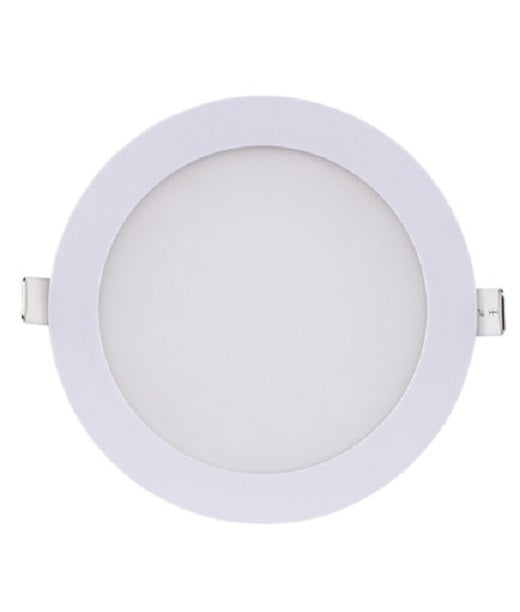 Slick Downlight LED Rnd 12W Tri 3/4/5k Dim 155mm IP40 Wh