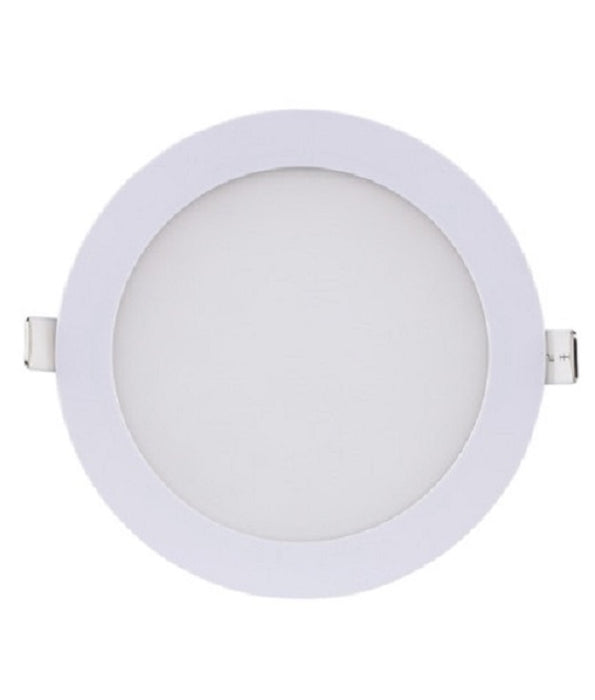 Slick Downlight LED Rnd 18W Tri 3/4/5k Dim 205mm IP40 Wh