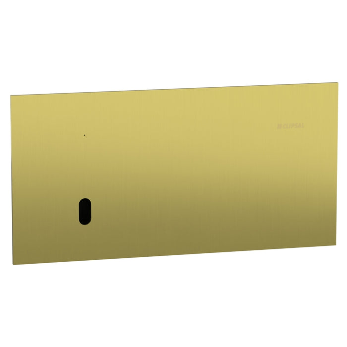 Solis-T Grid & Cover Horiz 1Gang Brushed Brass