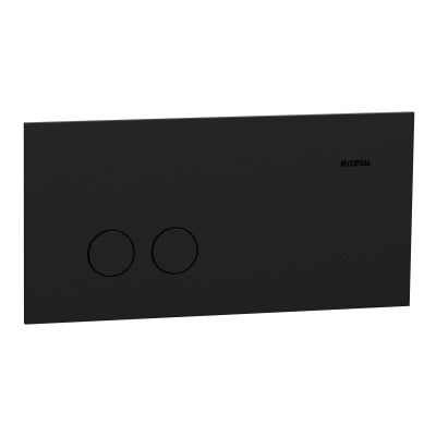 Solis Switch Double Horiz 10AX Matte Black