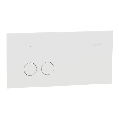Solis Switch Double Horiz 10AX Matte White