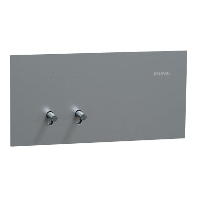 Solis-T Switch Double Horiz 10AX Platinum