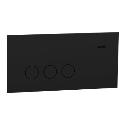Solis Switch Triple Horiz 10AX Matte Black