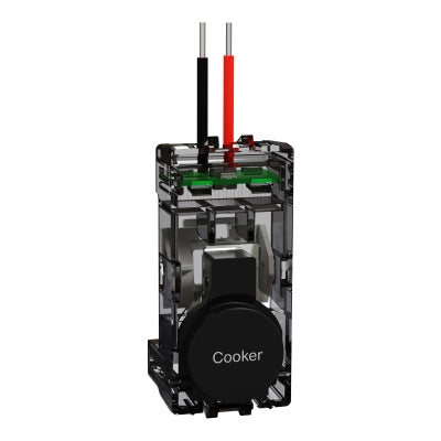 Push Button Adaptor marked COOKER Matte Black