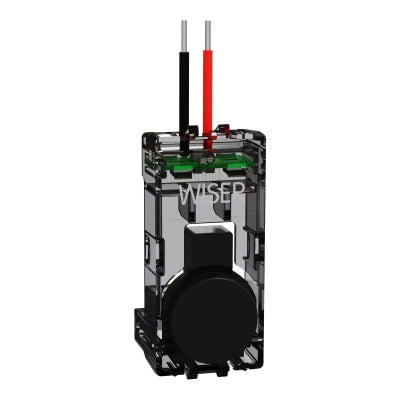 Push Button Adaptor for Wiser Module Matte Black