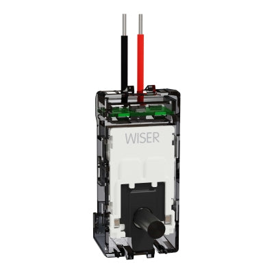 Toggle Adaptor for Wiser Module Ebony Aluminium