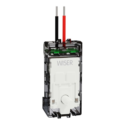 Toggle Adaptor for Wiser Module White Ceramic