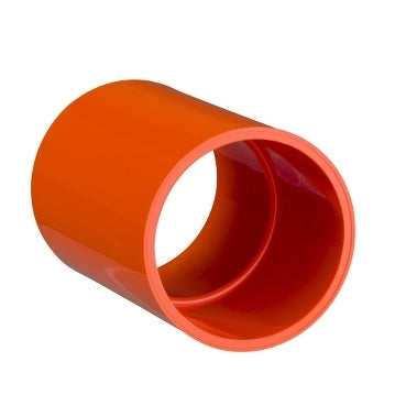 Conduit Plain Coupling 25mm PVC Orange