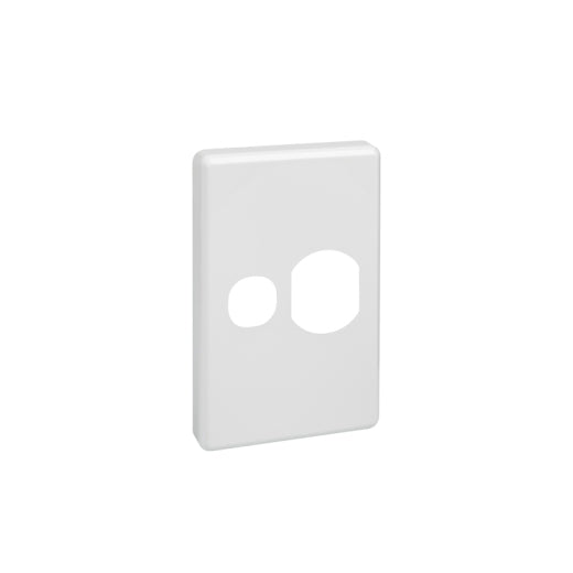 Cover Plate New Sw Socket Sgl Vert White