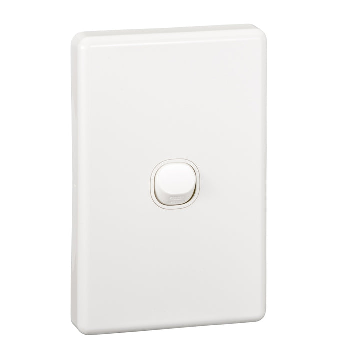 Switch Single Vert 20A 16AX White Looping Terminal