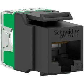 Socket RJ45 Cat6 Keystone Black