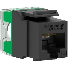 Socket RJ45 Cat6A Keystone Black