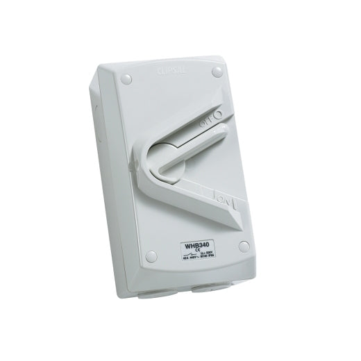 WHB Switch Isolating 3P 40A 440V IP66
