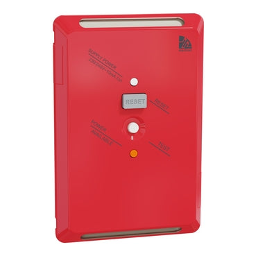 Medilec RCD Plate 20A 10mA Vert/Hoiz Antibacterial Red