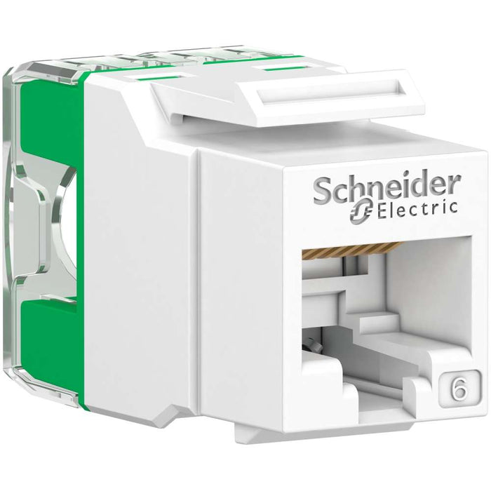 Socket RJ45 Cat6 Keystone White