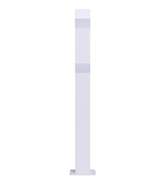 Battery Safety Bollard White  900 x 80 x 60 mm