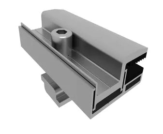 PV-ezRack Thinfilm end clamp 6mm x Length 80mm