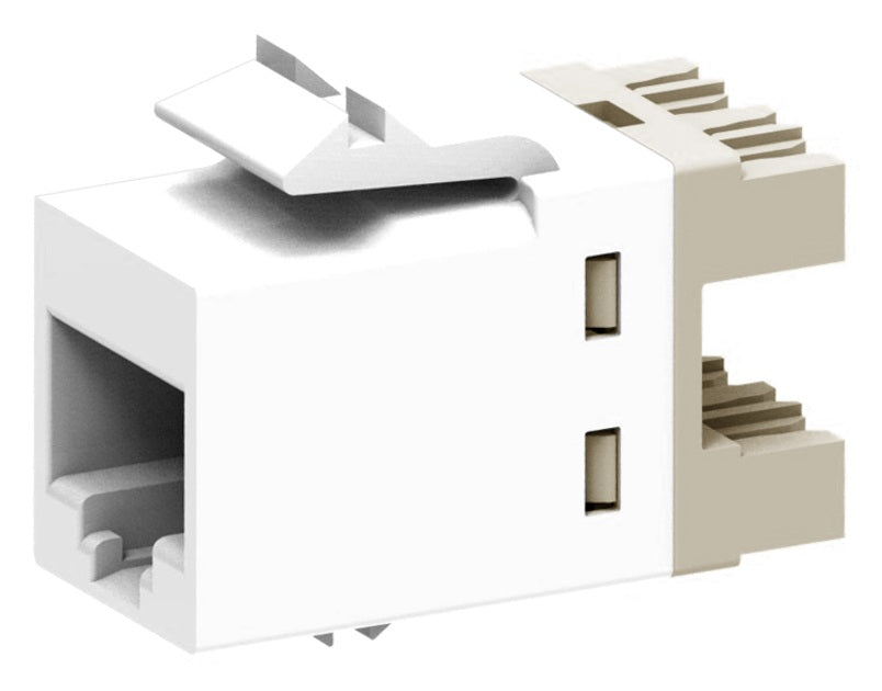 Slimline SL110 SL10G Jack Cat6a White No Dust Cover