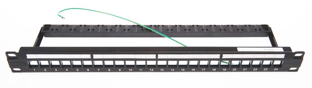 Patch Panel CPP-MOD-KJ-1U-24 RJ45 19in 24p 1RU Unloaded