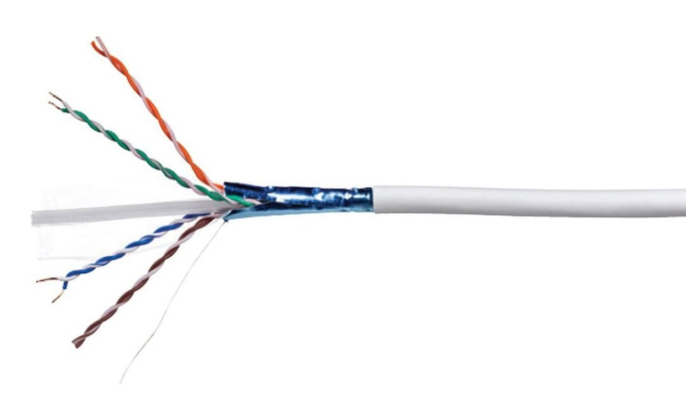 Cable Cat6A F/UTP 23AWG OD 7.2mm LSZH White (Metre)