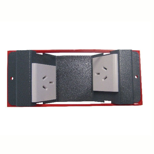 Apollo Mounting Plate 2x Switched Socket