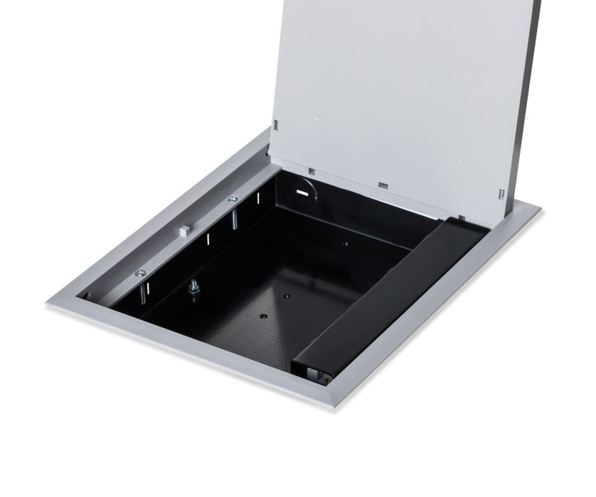 Apollo FB3 Floor Box 60mm Deep Black Lid