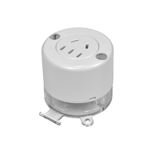 QF Socket 5Pin 10A Hardwired White