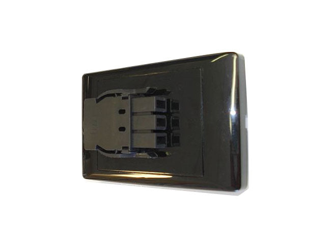 Starter Plate Single 20A Black