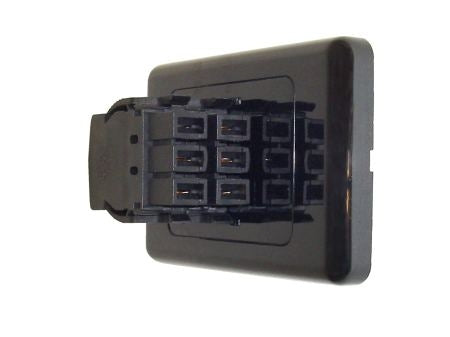 Starter Plate Double 20A Black