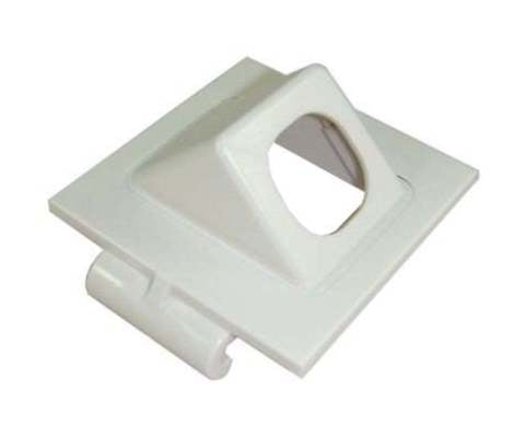 Under Desk Wg Data Tile 45Deg White